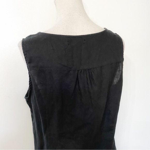 Elegant Black Sleeveless Dress - Picture 5 of 8